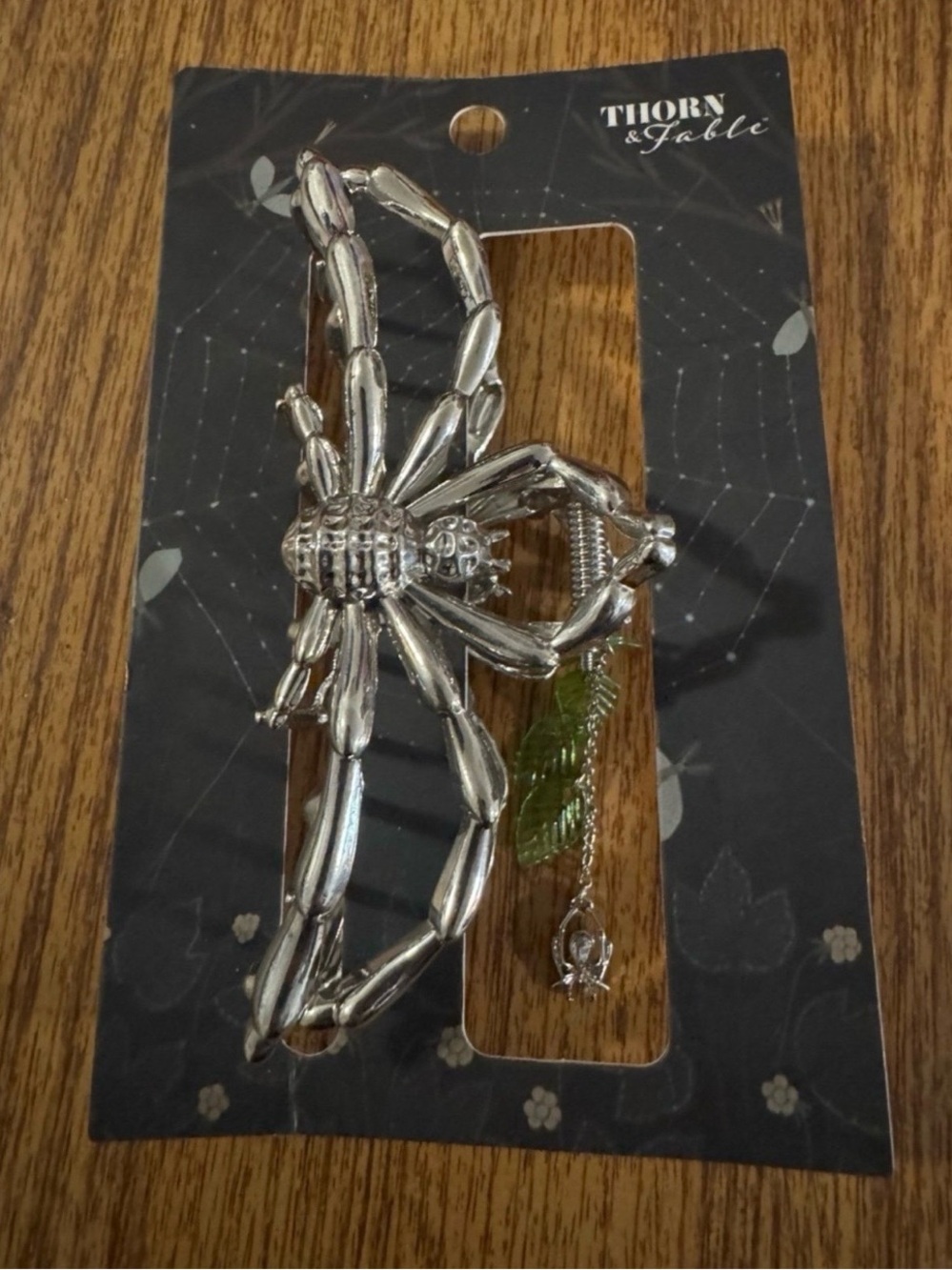 Hot Topic Thorn & Fable Spider Claw Lead Bead Dangle Clip